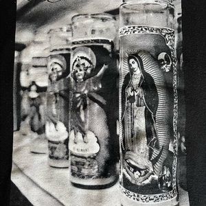 Mens black 2XL Guadalupe tee